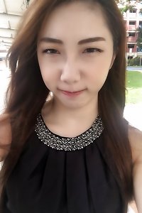 japanese female posing